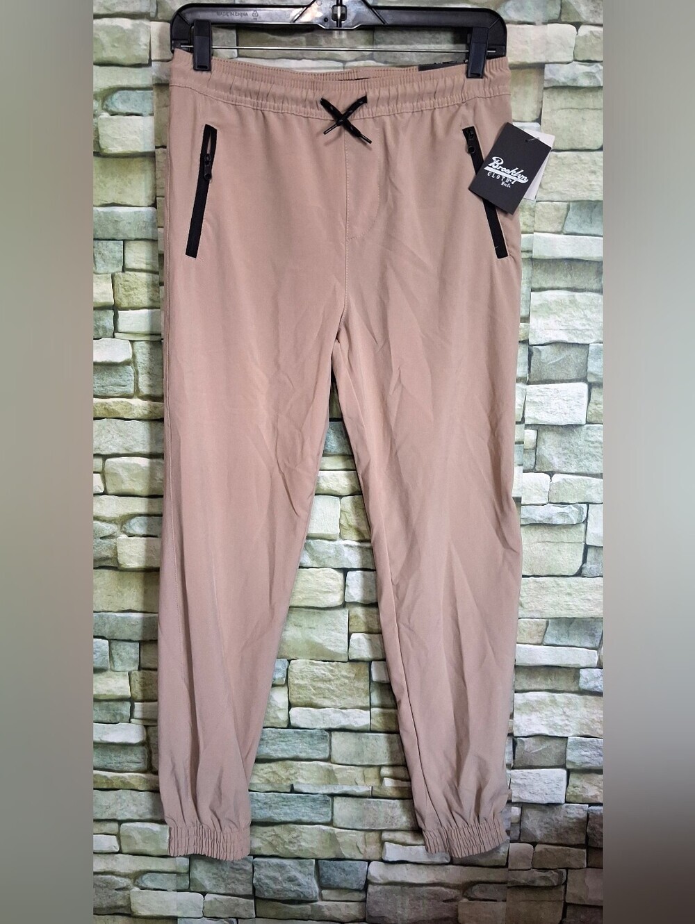 Mens Brooklyn Cloth 4-Way Stretch Zip Pocket Joggers